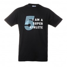 Unisex T-Shirt - Black "I'am a 5uperathlete"