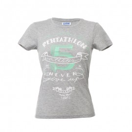 Camiseta mujer - Gris "Pentathlon 5"