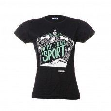 黑色女士T恤-
“More than a sport”
