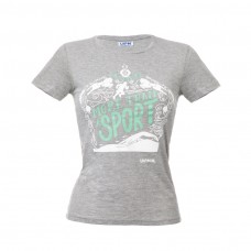 灰色女士T恤-
“More than a sport”